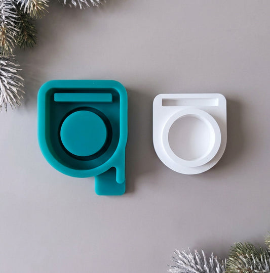 Silikonform Teelichthalter Weihnachten - Tannenbaum Schneemann Rentier - SF-2212