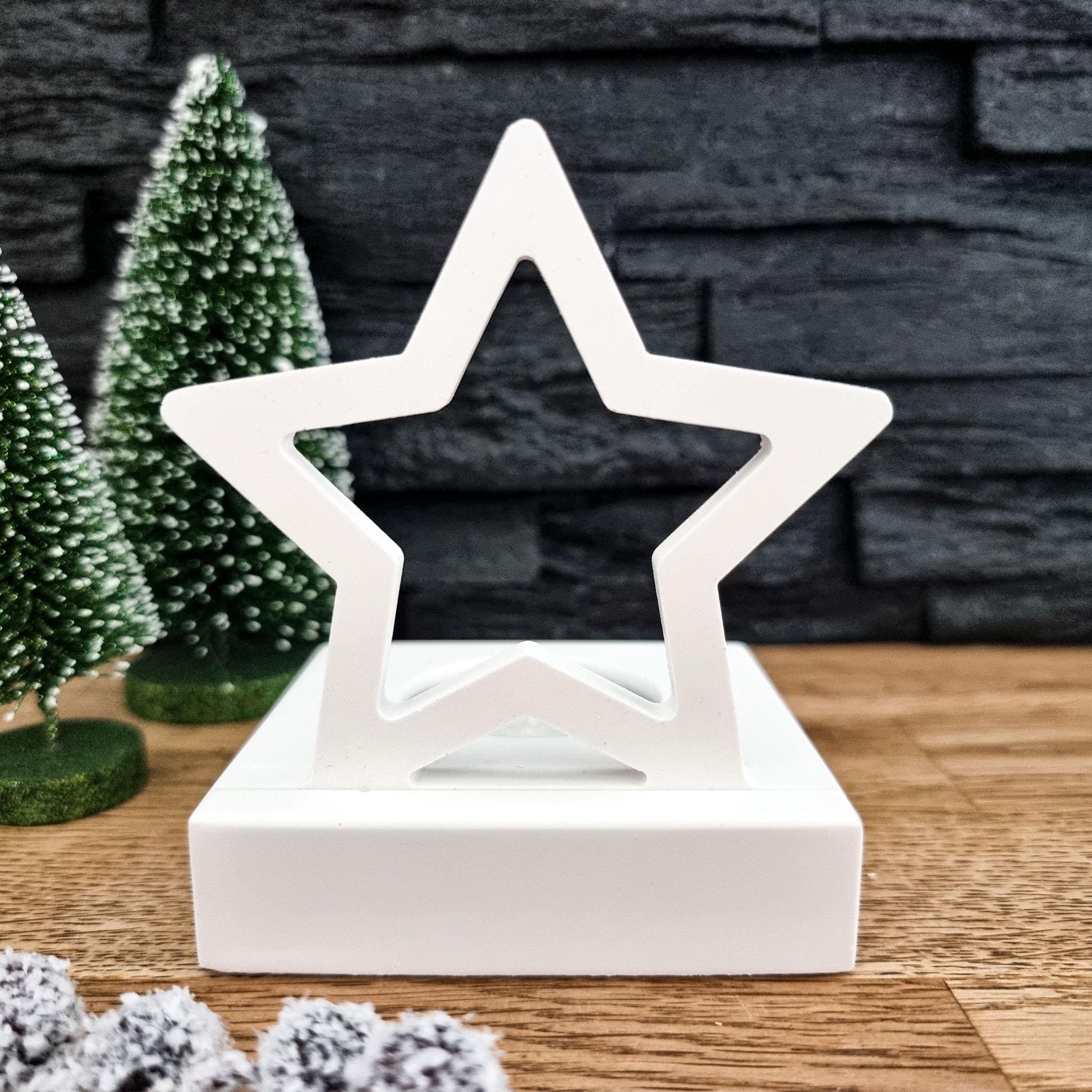 Silikonform Stern Einschieber für Teelichthalter | Einschiebeform Stern Weihnachten | Formenwelt | SF-2113