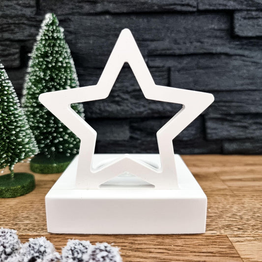 Silikonform Stern Einschieber für Teelichthalter | Einschiebeform Stern Weihnachten | Formenwelt | SF-2113