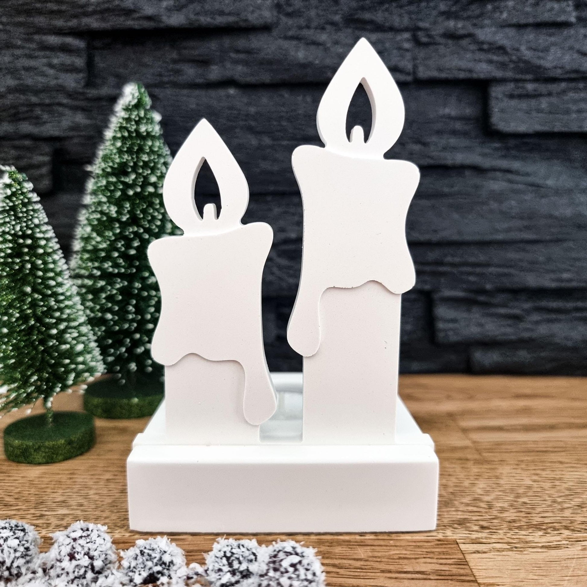Silikonform Kerzen Einschieber für Teelichthalter | Einschiebeform Kerze Weihnachten | Formenwelt | SF-2111