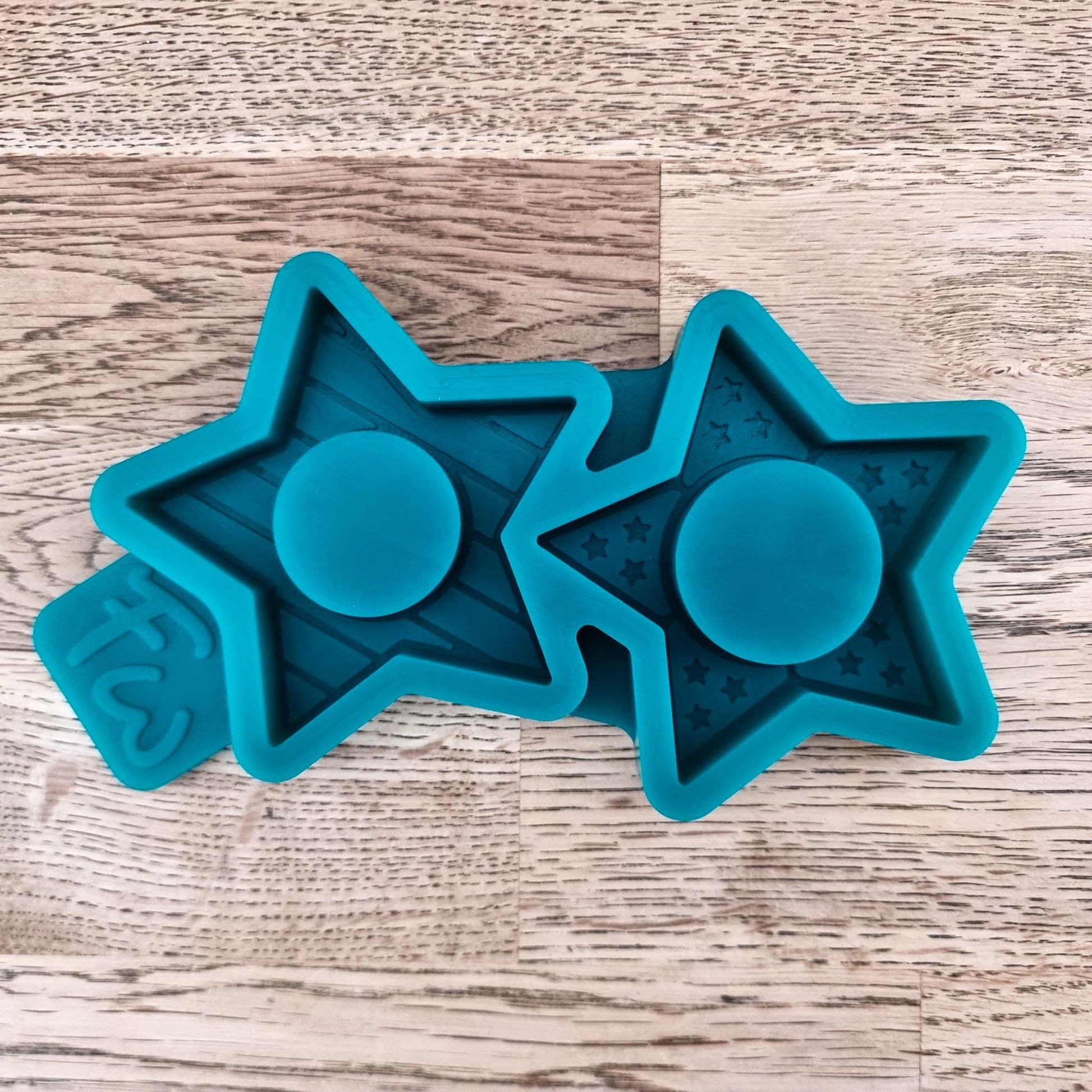 Silikonform Stern für Schokokugel | Gastgeschenk mit Süßigkeit | Silikon Gießform | Formenwelt | SF-2107