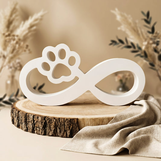 Silikonform Unendlichkeitszeichen mit Pfote - Tierliebe Hund Katze Haustier - SF-2100