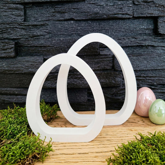 Silikonform Osterei Rahmen - Ostern Osterei mit Loch Kontur - SF-2141