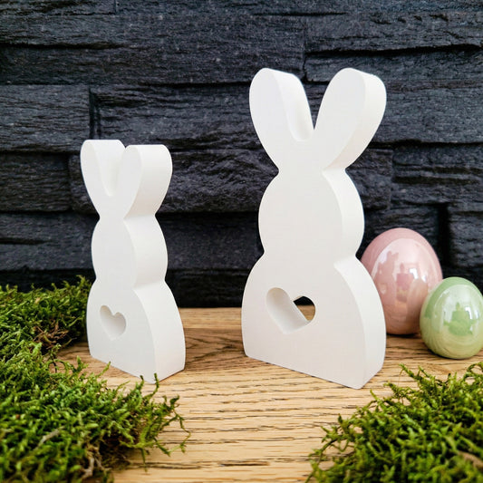Silikonform Hase mit Herz - Osterhase Ostern Herz - SF-2142