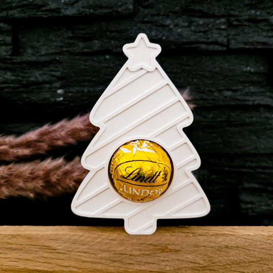 Silikonform Tannenbaum für Schokokugel | Gastgeschenk mit Süßigkeit | Silikon Gießform | Formenwelt | SF-2115